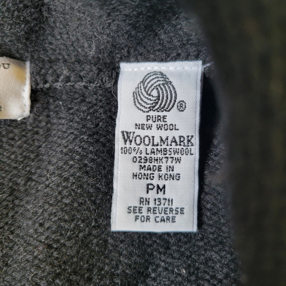 Lord & Taylor American Petite Medium Wool Cardigan Shawl Collar Button Front - Picture 5 of 8